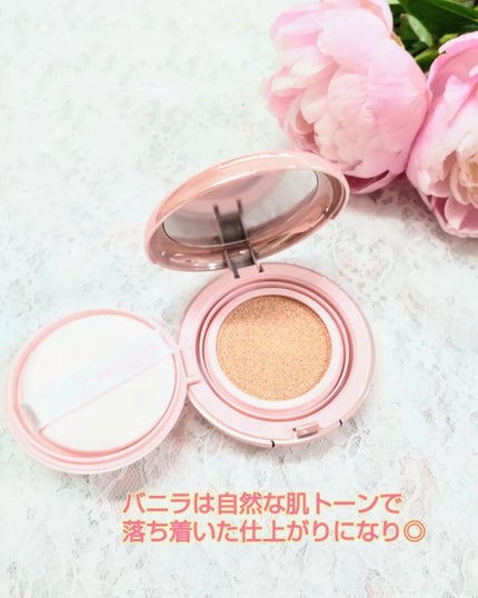 ハイパーカバーフィットクッション グラファイト/APRILSKIN/クッションファンデーションを使ったクチコミ(2枚目)