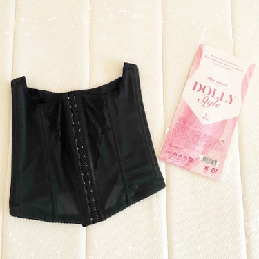 DOLLY STYLE slim corsetのクチコミ「私は、ぽっこりお腹が気になって腹筋をするようになって腹筋は付いてきたのですが、肋骨が開いている.....」（1枚目）