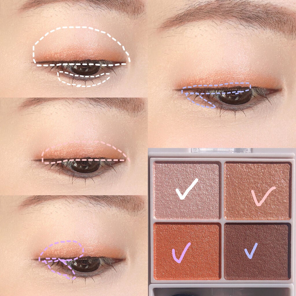 シルキースフレアイズ/キャンメイク/アイシャドウパレットを使ったクチコミ(2枚目)