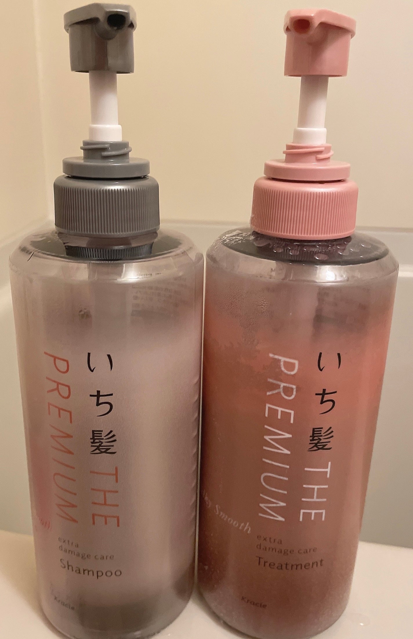 THE PREMIUM エクストラダメージケアシャンプー/トリートメント(シルキースムース)/いち髪/市販シャンプーを使ったクチコミ(1枚目)