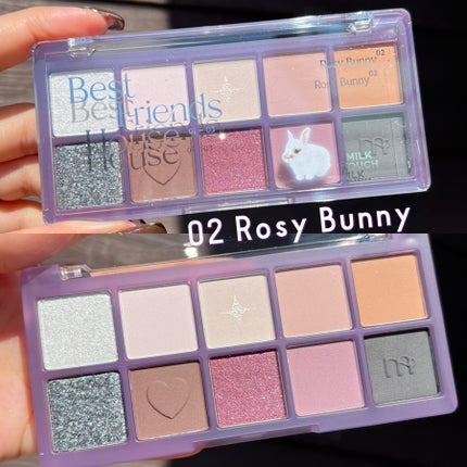 ビーマイベストフレンズハウスパレット/Milk Touch/アイシャドウパレットを使ったクチコミ(4枚目)