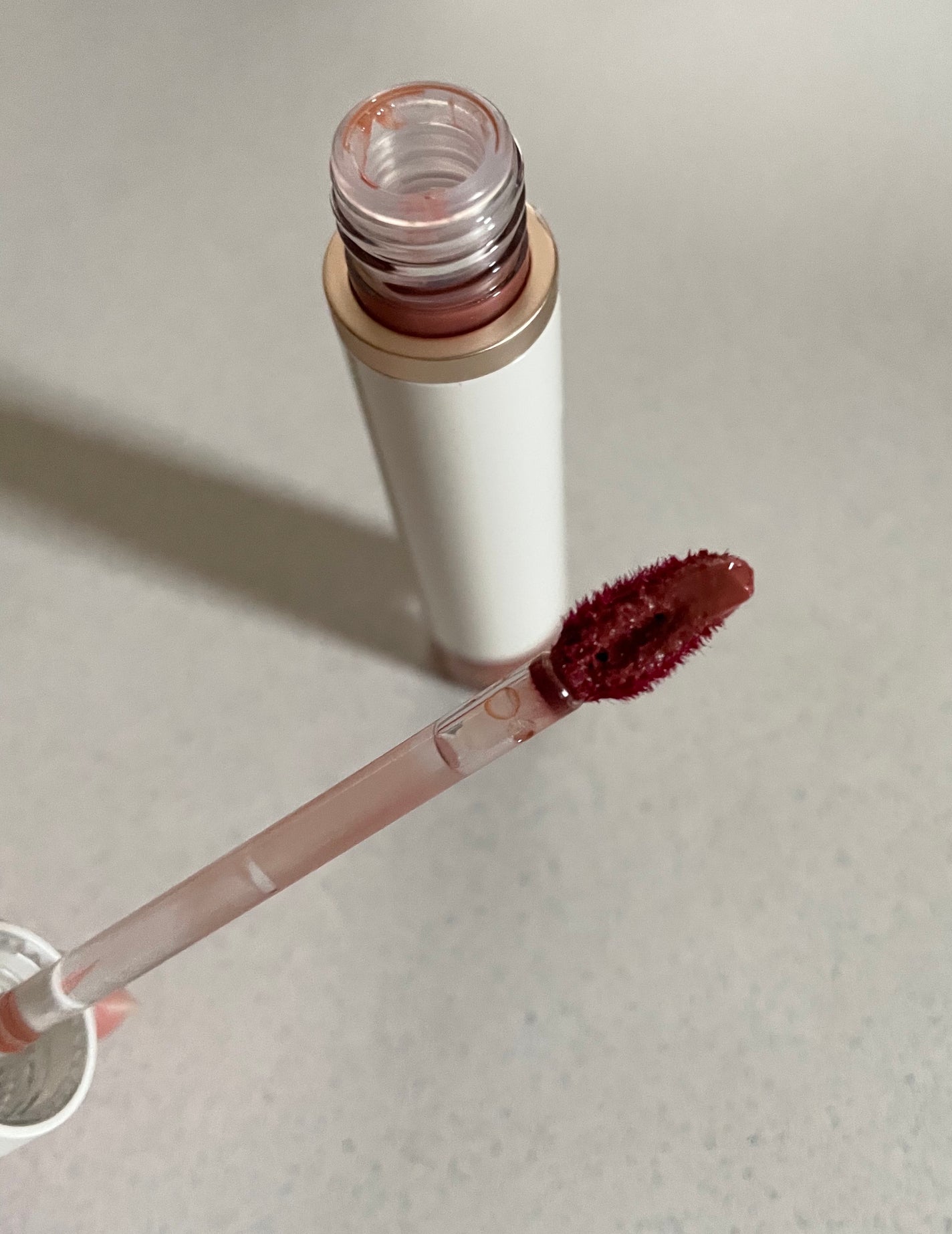 ムードインハンサーウォーターリキッドグロウ/hince/口紅を使ったクチコミ(2枚目)