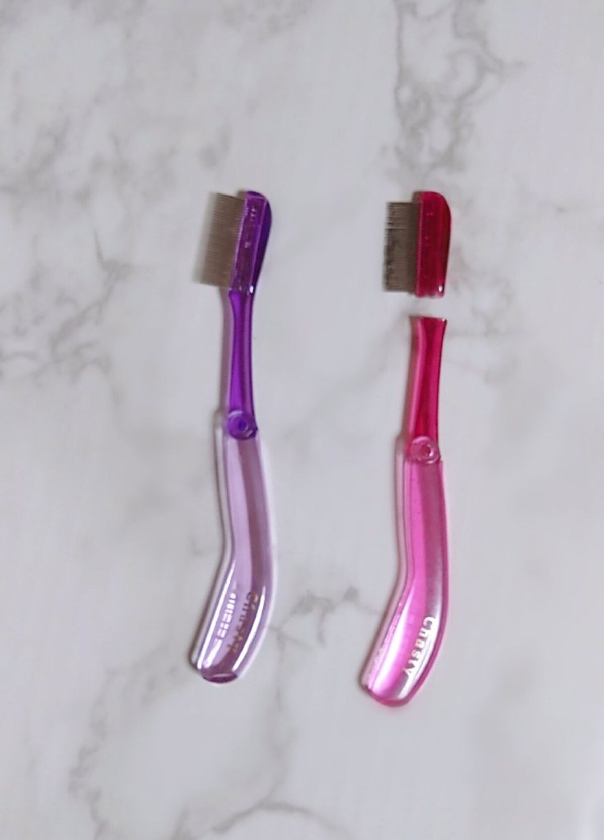 マスカラコーム メタルN（ナチュラル）/チャスティ/その他化粧小物を使ったクチコミ（2枚目）