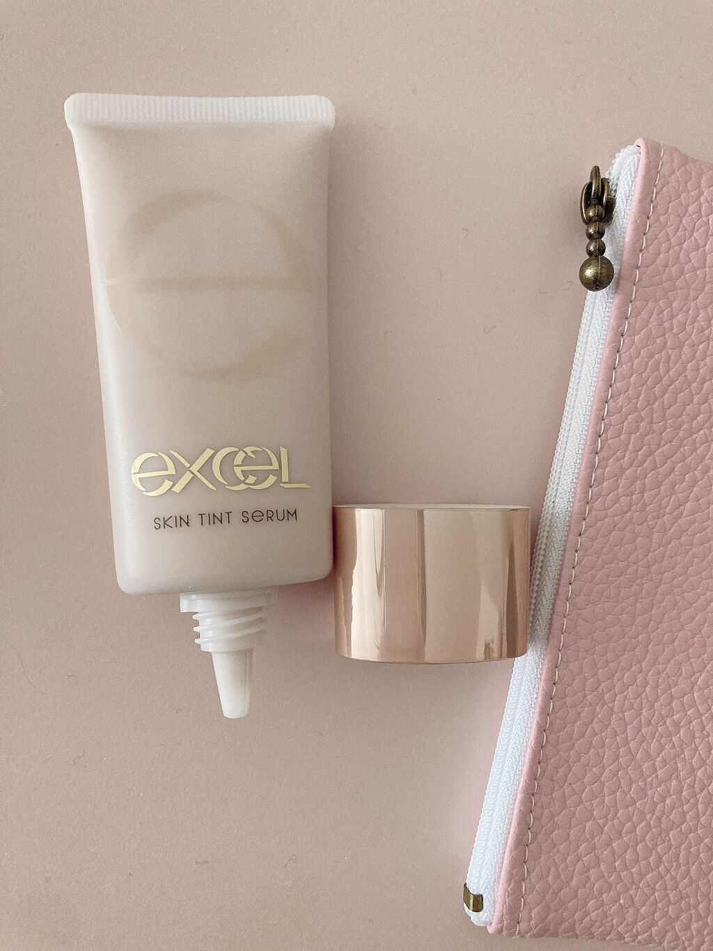 スキンティントセラム ST02 ナチュラルオークル20/excel/リキッドファンデーションを使ったクチコミ（2枚目）