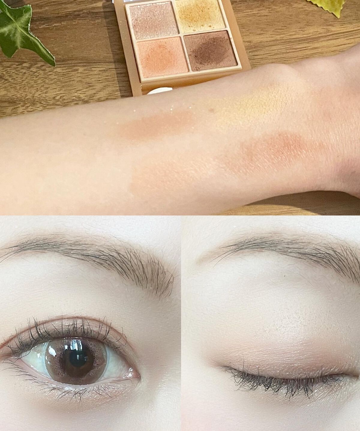 ベージュトーンアイシャドウ/CEZANNE/アイシャドウパレットを使ったクチコミ（3枚目）