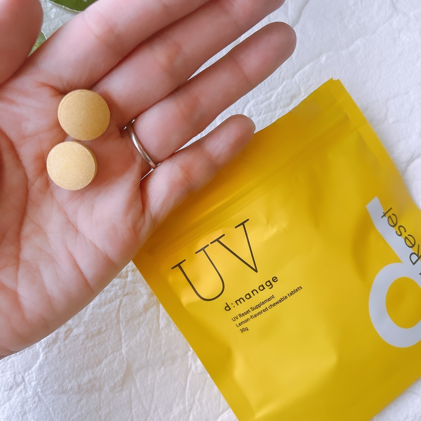 d:manage UVリセットサプリメント/ナノエッグ/美容サプリメントを使ったクチコミ（2枚目）