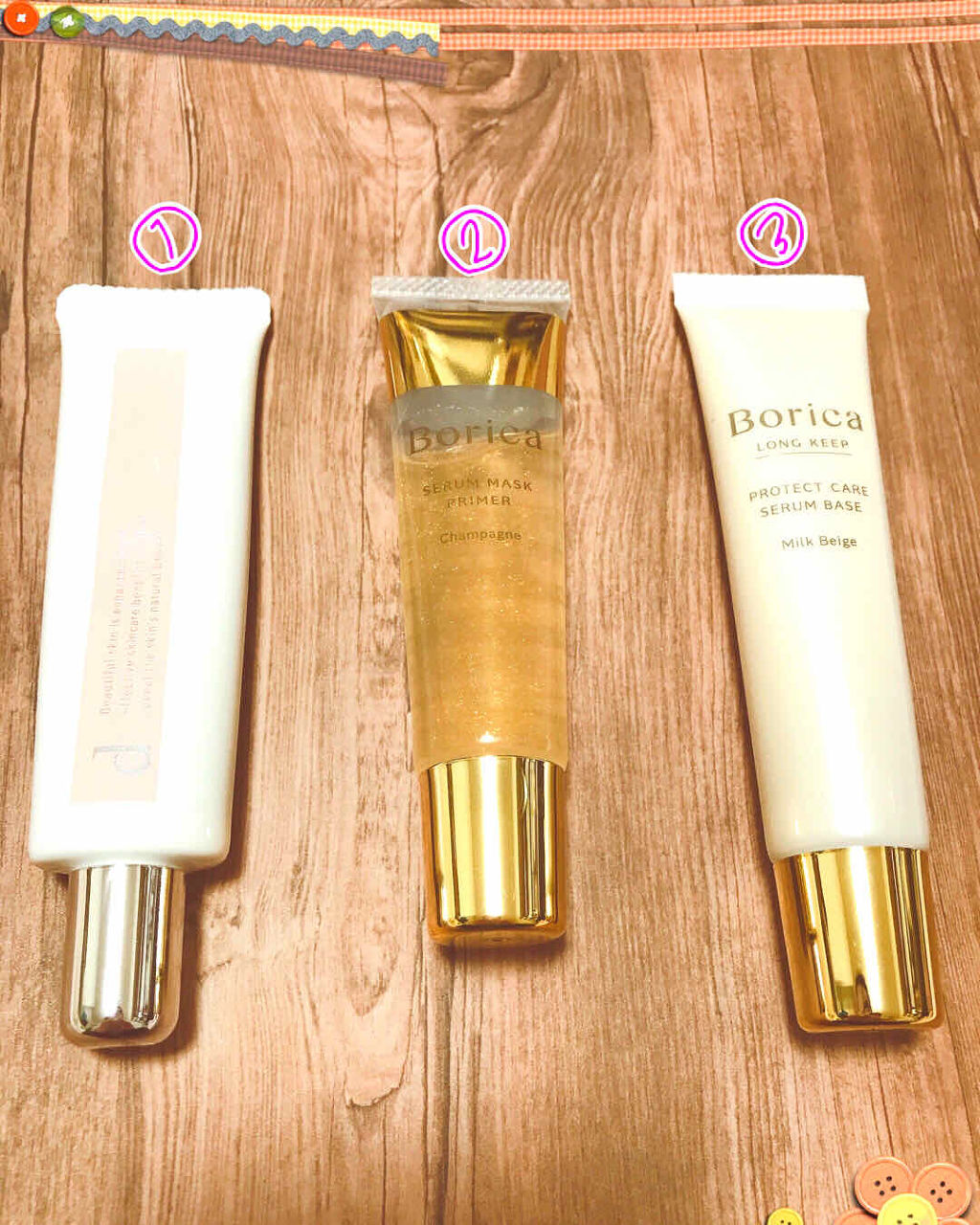 美容液マスクプライマー(シャンパン)/Borica/化粧下地を使ったクチコミ（2枚目）