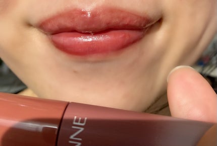 ウォータリーティントリップ マット/CEZANNE/リップティントを使ったクチコミ(4枚目)