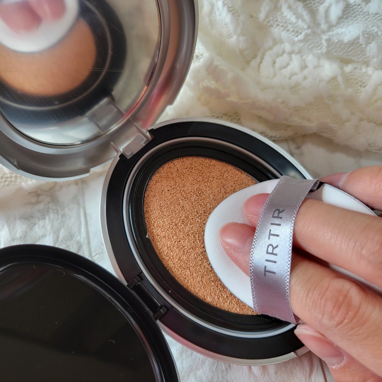 マスクフィットオーラクッション/TIRTIR(ティルティル)/クッションファンデーションを使ったクチコミ（3枚目）