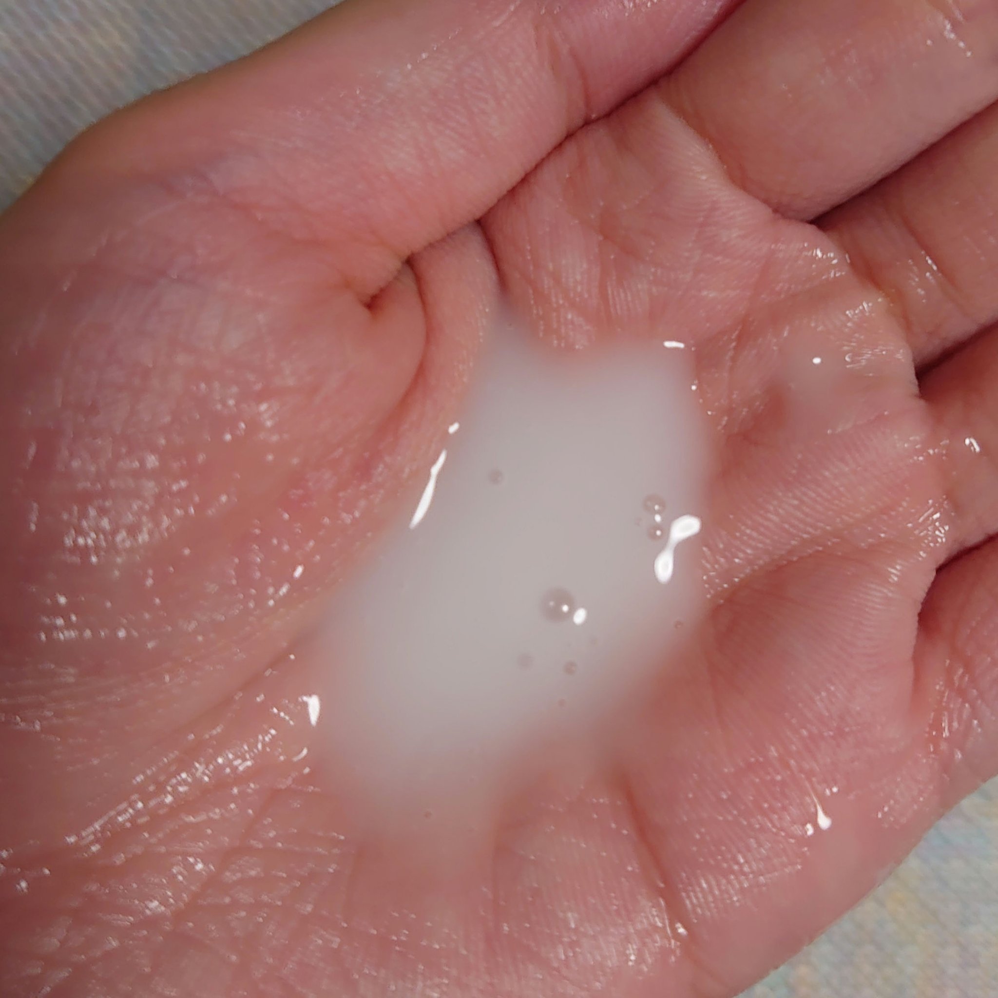 MEDICUBE ディープペプチドマスクのクチコミ「これはだいぶ嬉しい誤算……！
贅沢使用感のご褒美マスク🤗💕


■MEDICUBE　ディープペ.....」（3枚目）