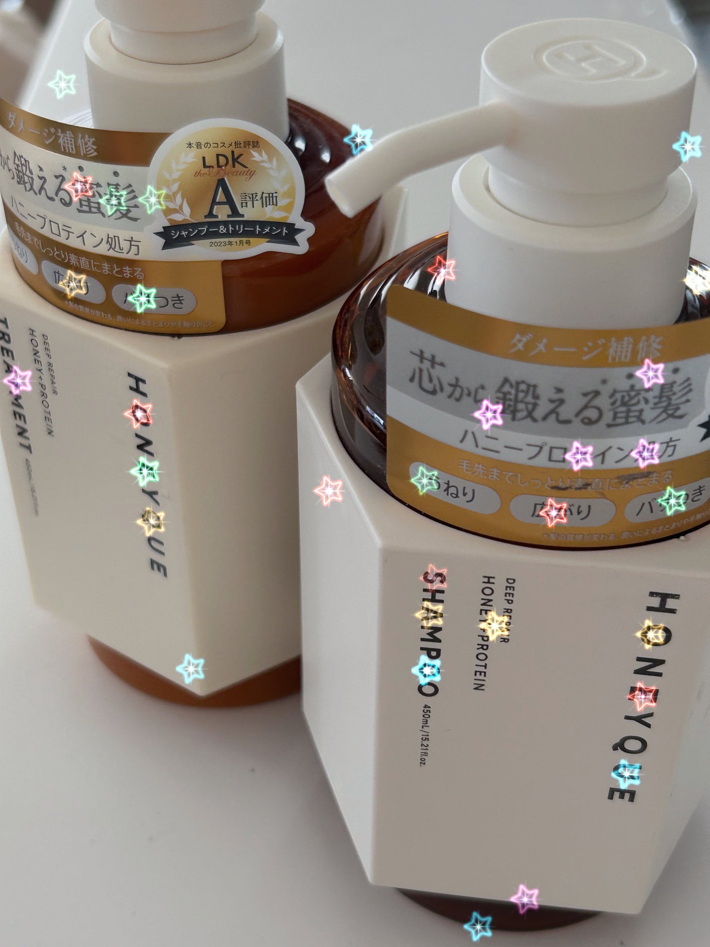 ディープリペア シャンプー モイスト/ヘアトリートメント モイスト/ハニーク/市販シャンプーを使ったクチコミ(1枚目)