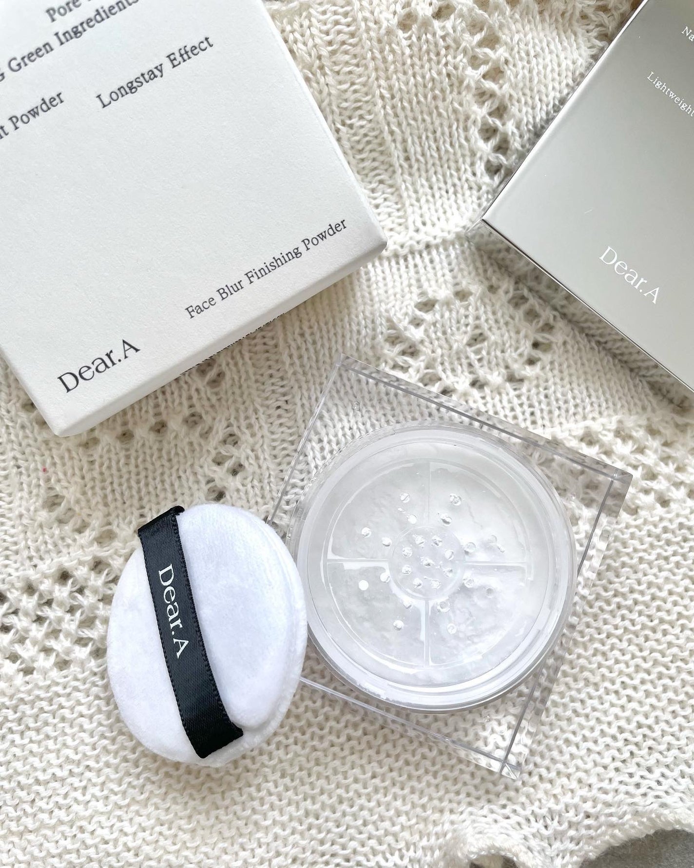 フェイス ブラー フィニッシング パウダー/Dear.A/ルースパウダーを使ったクチコミ(2枚目)
