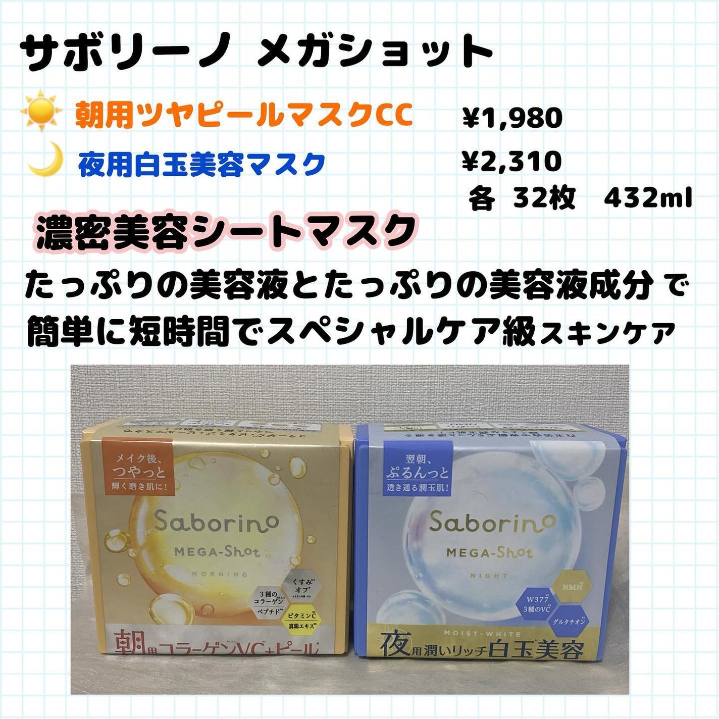 サボリーノ メガショット 朝用ツヤピールマスク CC/サボリーノ/シートマスク・パックを使ったクチコミ(2枚目)