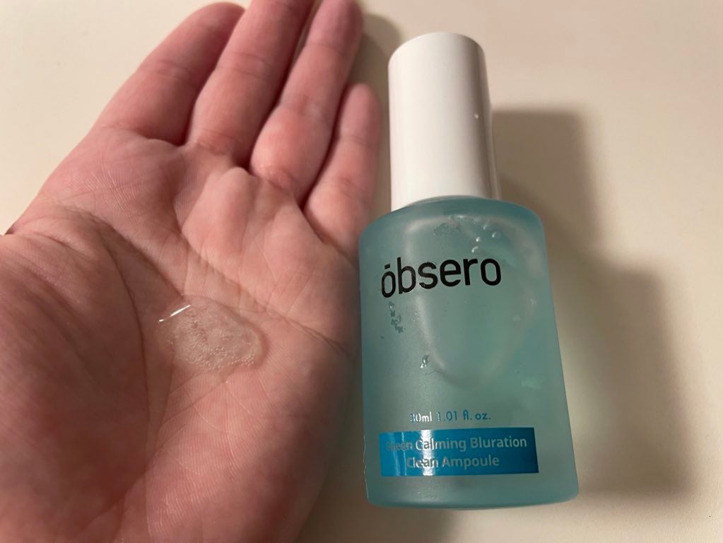 グリーンカーミングブルーレーションクリーンアンプル/obsero/美容液を使ったクチコミ(4枚目)