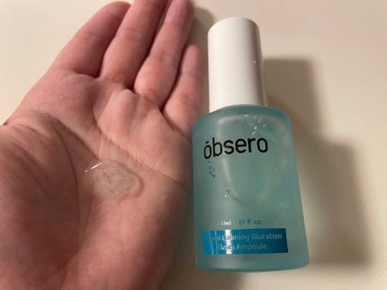 グリーンカーミングブルーレーションクリーンアンプル/obsero/美容液を使ったクチコミ(4枚目)