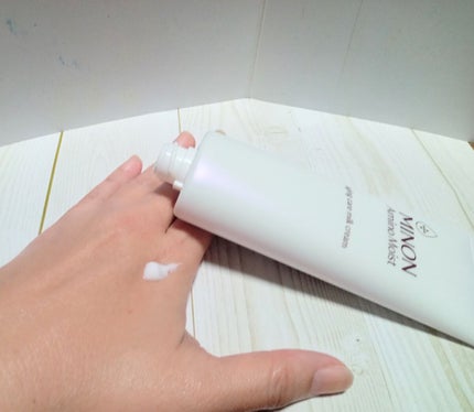 アミノモイスト エイジングケア ミルククリーム/ミノン/フェイスクリームを使ったクチコミ(2枚目)