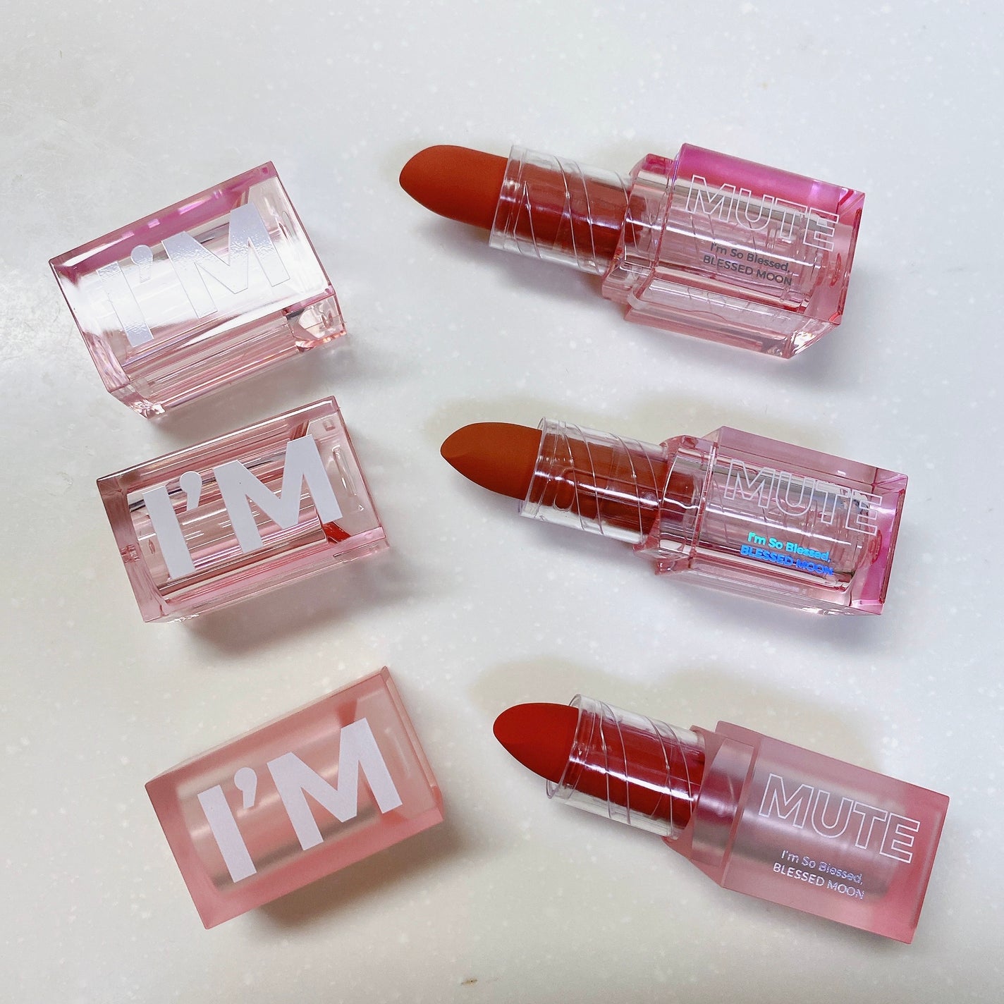 アイムミュートリップスティック/BLESSED MOON/口紅を使ったクチコミ(1枚目)