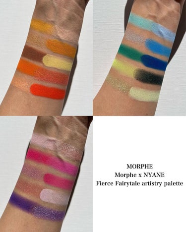 Morphe x NYANE Fierce Fairytale artistry palette/Morphe/アイシャドウパレットを使ったクチコミ（3枚目）