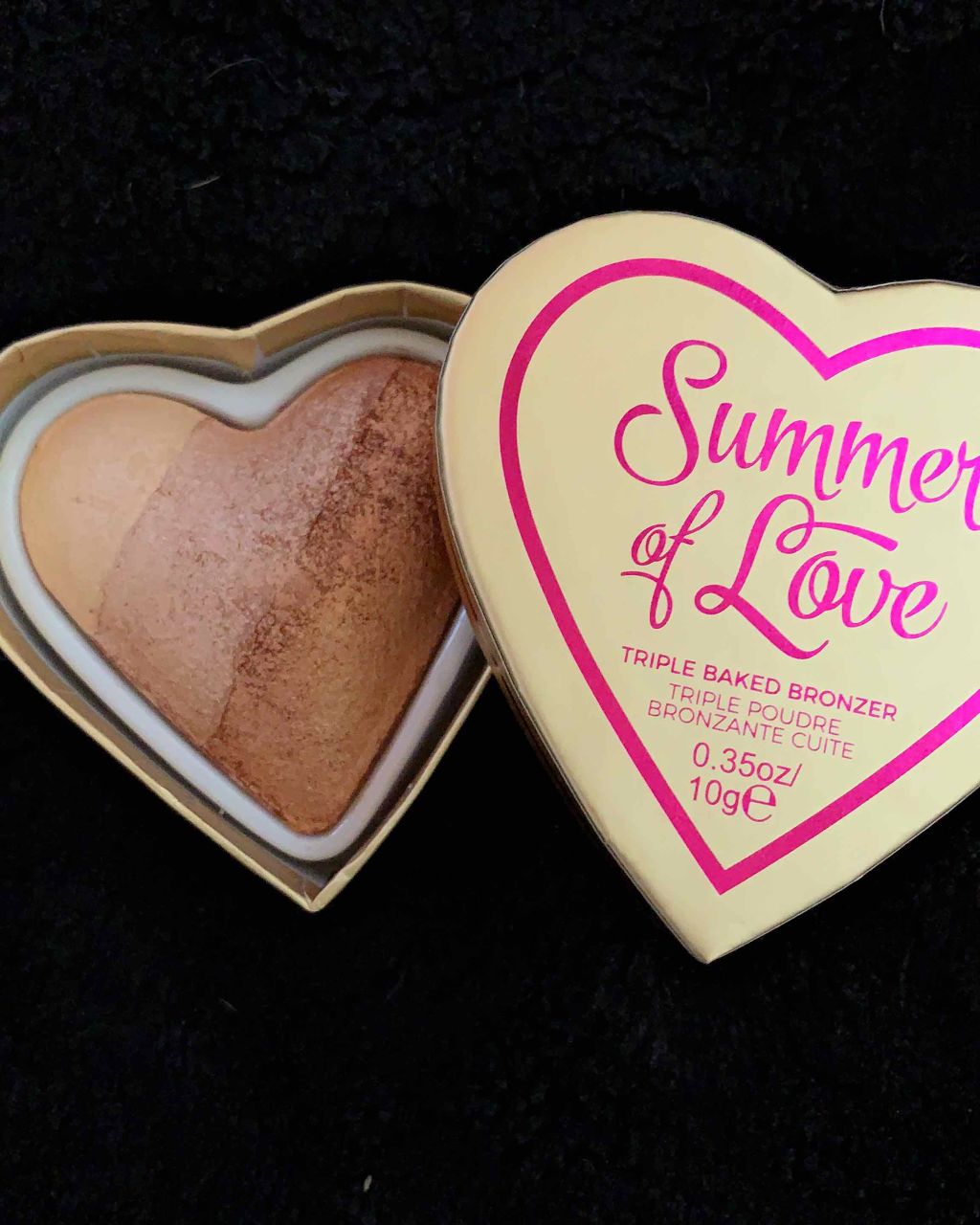 ハートブロンザー ホット サマー オブ ラブ/MAKEUP REVOLUTION/ブロンザーを使ったクチコミ（1枚目）