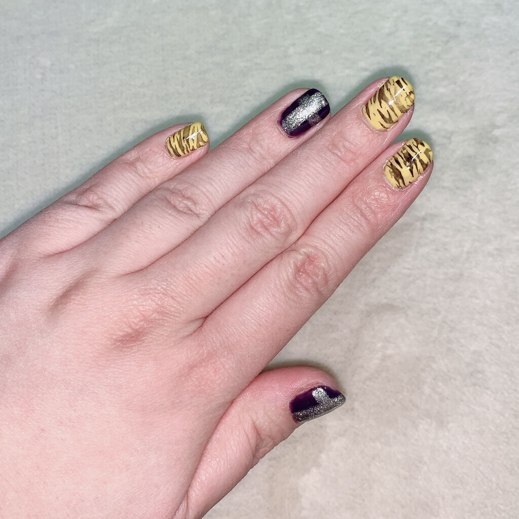 クレヨン ネイルスタンプ スタンパーセット ポイントタイプ/キャンドゥ/ネイル用品を使ったクチコミ（2枚目）