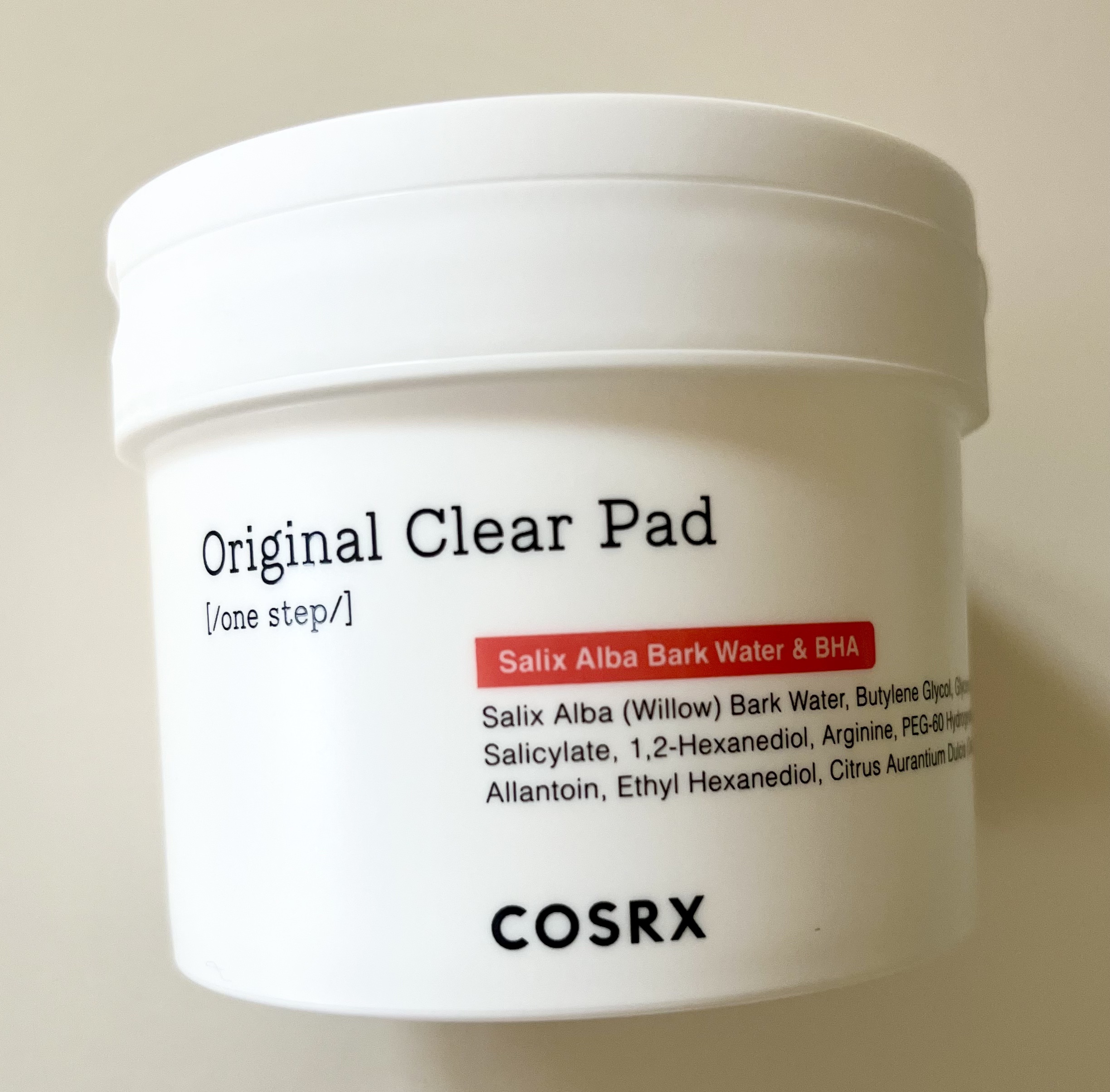 ワンステップオリジナルクリアパッド/COSRX/トナーパッドを使ったクチコミ（1枚目）