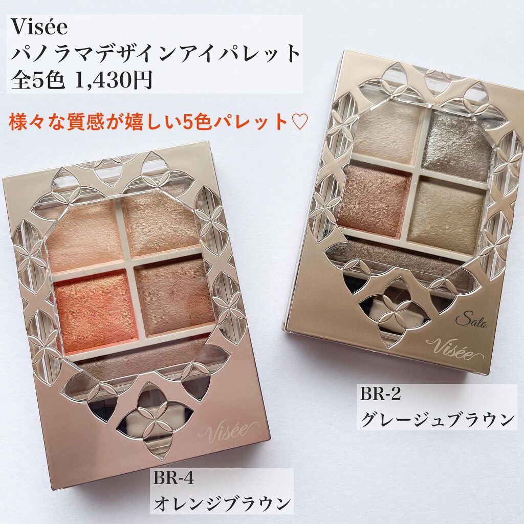 パノラマデザイン アイパレット/Visée/アイシャドウパレットを使ったクチコミ(2枚目)