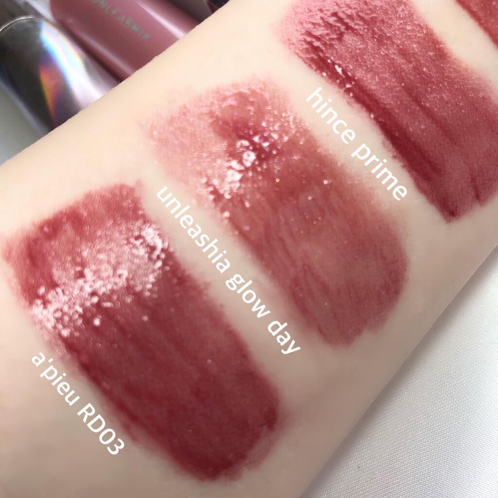 ムードインハンサーリキッドグロウ/hince/口紅を使ったクチコミ（3枚目）