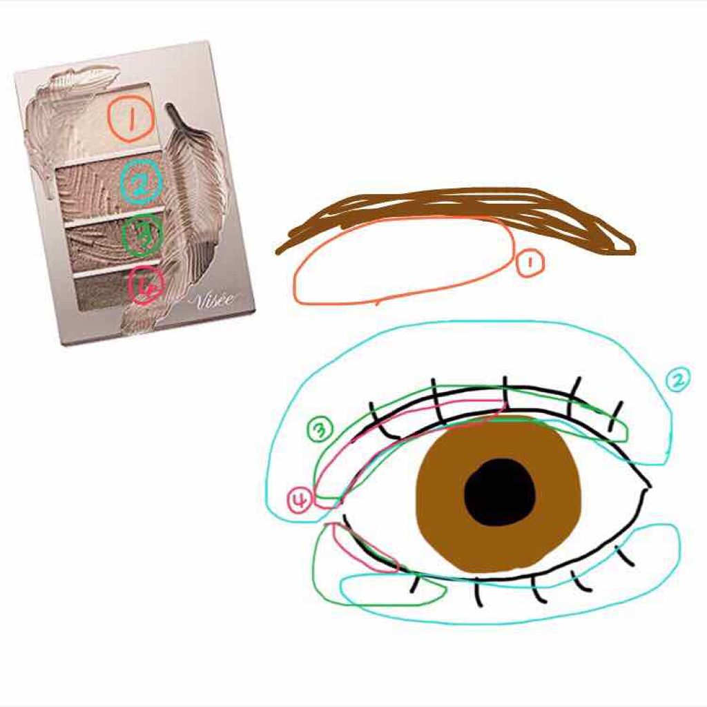 リシェ マイヌーディ アイズ/Visée/アイシャドウパレットを使ったクチコミ(2枚目)
