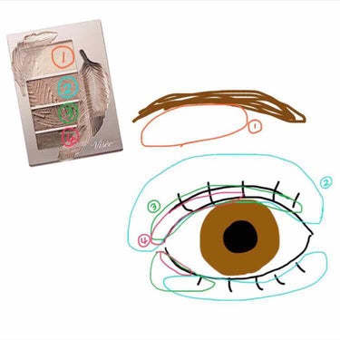 リシェ マイヌーディ アイズ/Visée/アイシャドウパレットを使ったクチコミ（2枚目）