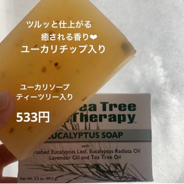 Vegetable Soap Eucalyptus/Tea Tree Therapy/洗顔石鹸を使ったクチコミ（2枚目）