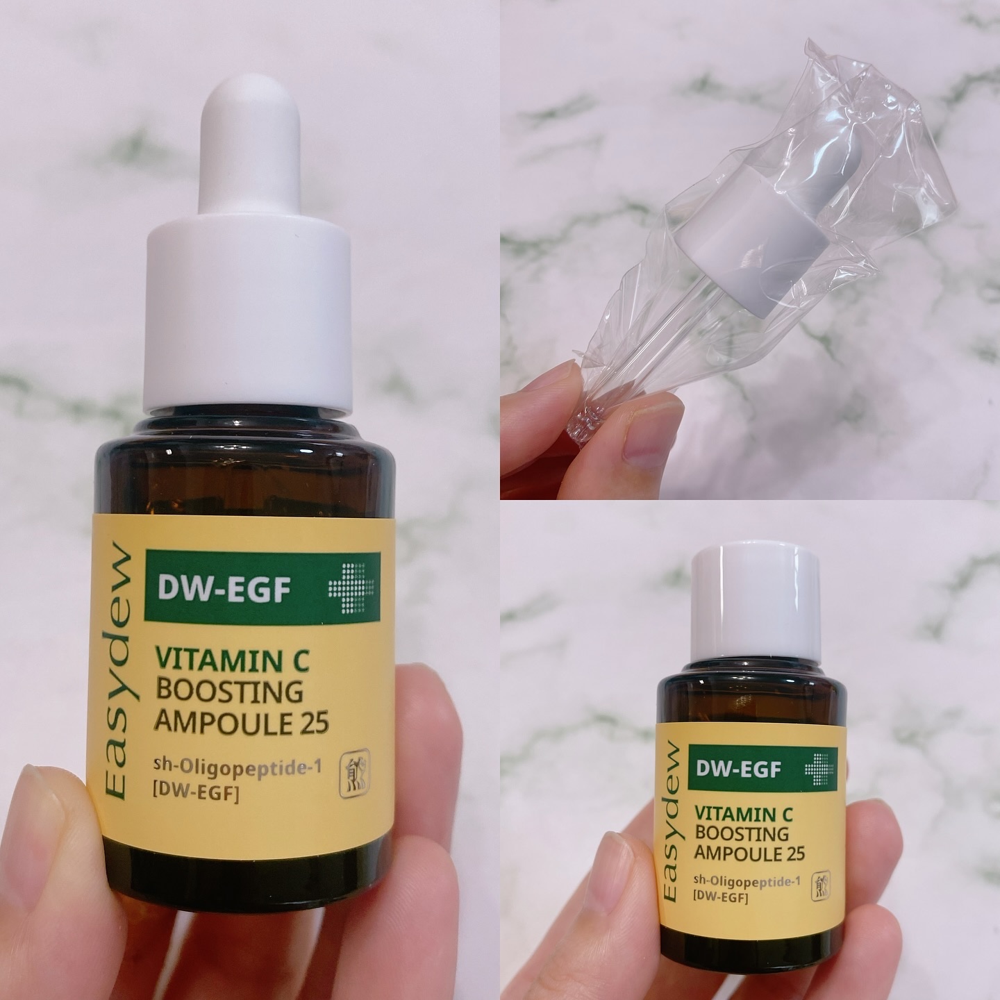 DW-EGF ビタミンCブースティングアンプル25/Easydew/美容液を使ったクチコミ（2枚目）