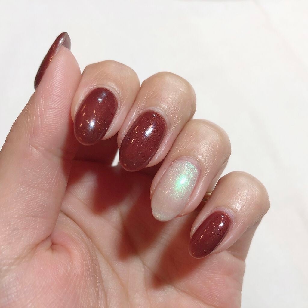 チャンユカ on LIPS 「サロンのような艶が長続き😍❤パーツの埋め込み・長さ出し・ヒビ割..」(5枚目)