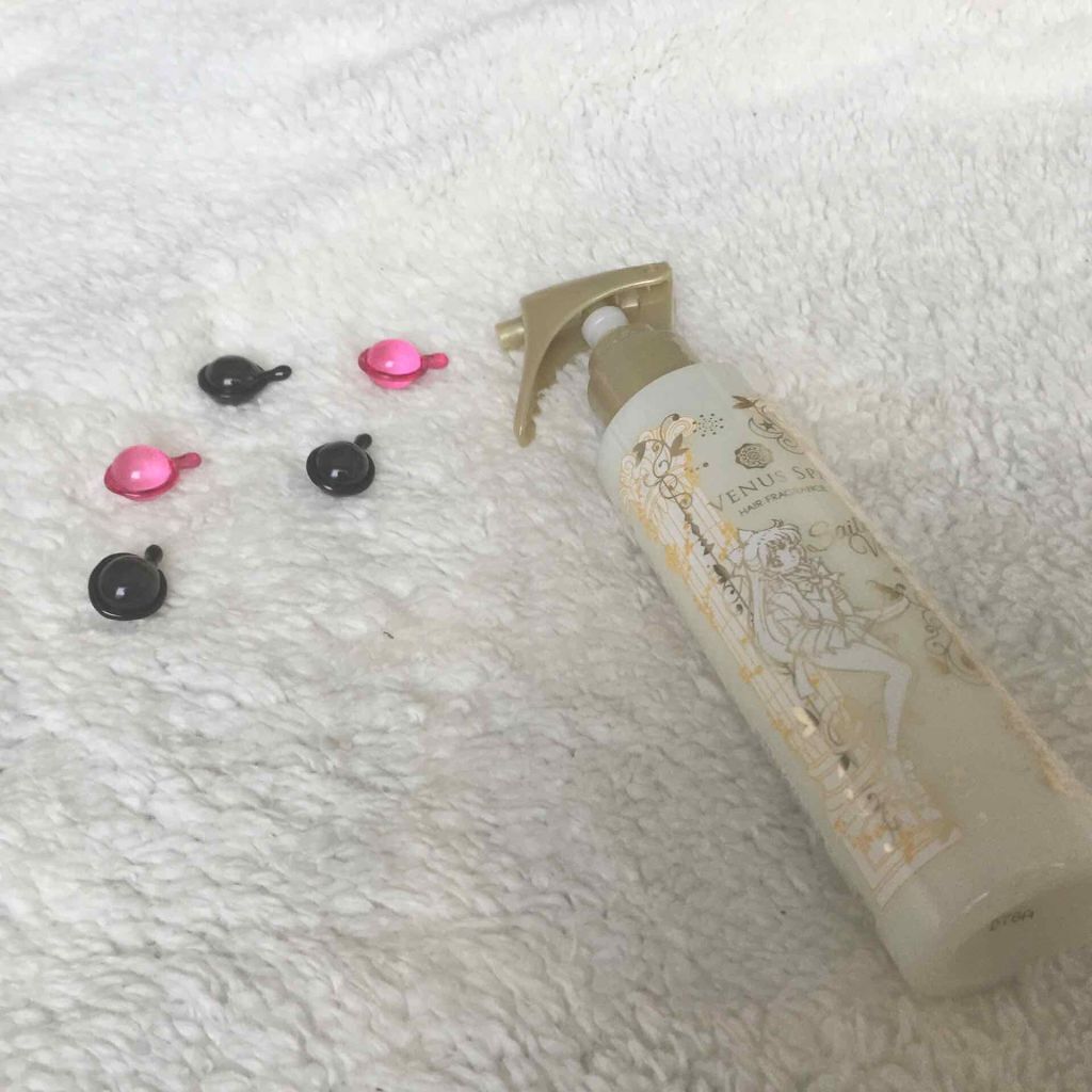 カプセルヘアフレグランス /ヴィーナススパ/ヘアミストを使ったクチコミ(1枚目)