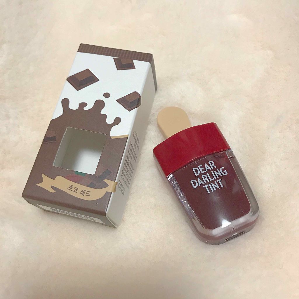 ディアダーリン ウォータージェルティント (アイスティント)/ETUDE/口紅を使ったクチコミ(1枚目)