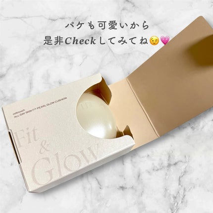 オールデイスキンフィットパールグロウクッション/Milk Touch/クッションファンデーションを使ったクチコミ(7枚目)