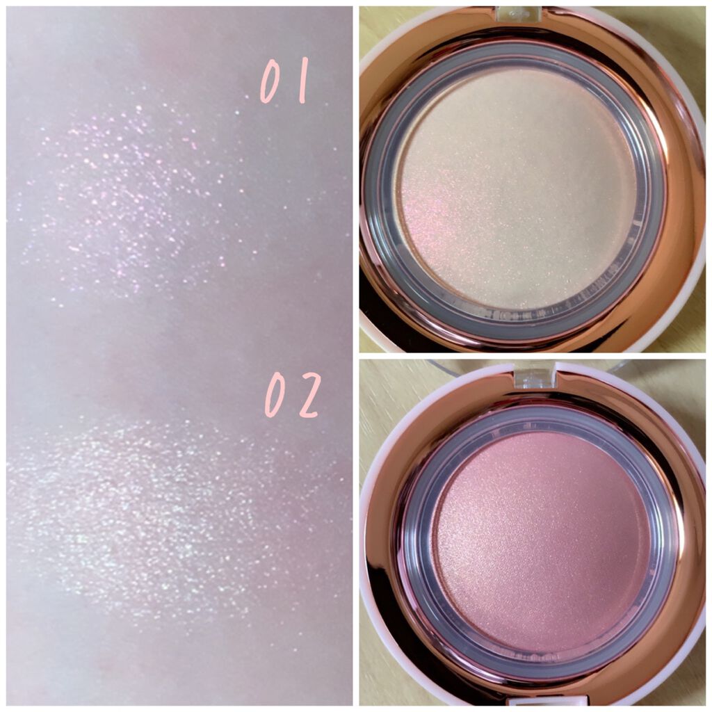 ジューシーパン　ジェリービーム　ハイライター/A’pieu/ジェル・クリームチークを使ったクチコミ（2枚目）