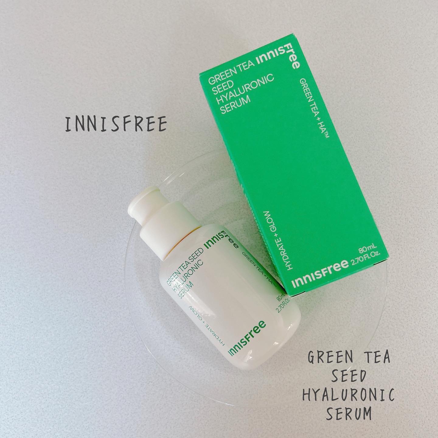 グリーンティーシード ヒアルロン セラム　/innisfree/美容液を使ったクチコミ（1枚目）