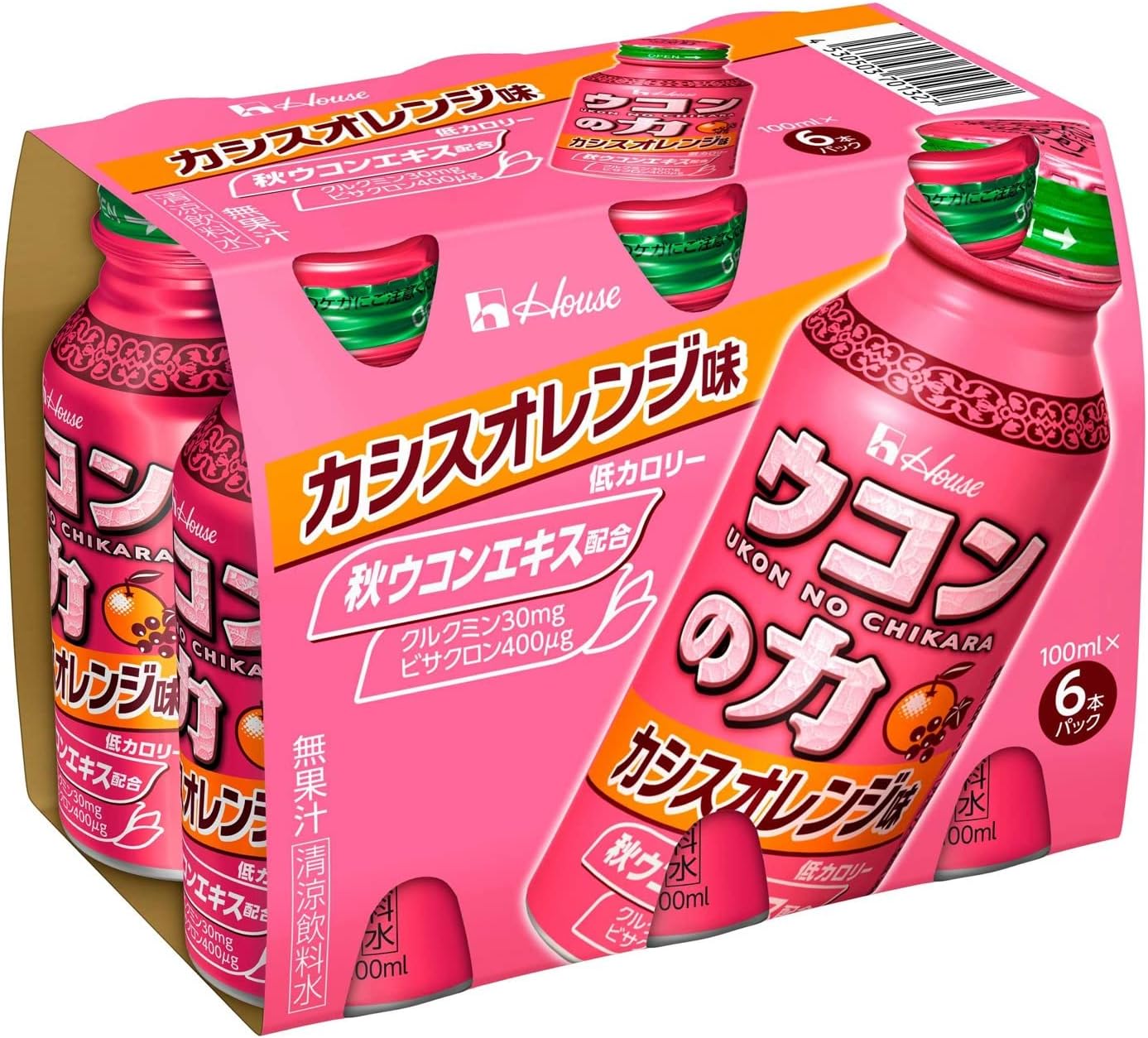 ウコンの力 カシスオレンジ味 100ml×6本