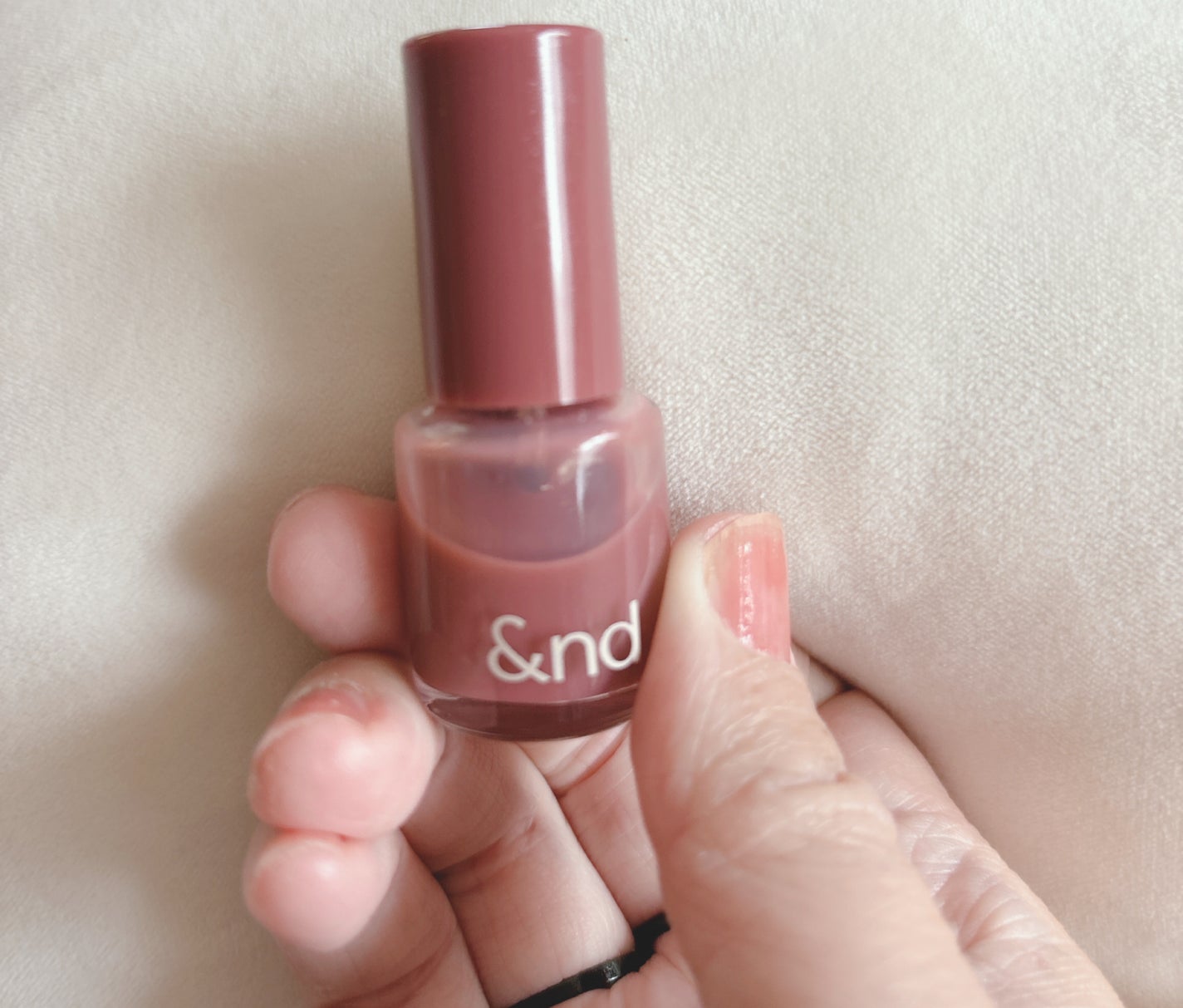 アンドバイロムアンド グラッシードロップネイル/&nd by rom&nd/マニキュアを使ったクチコミ(1枚目)