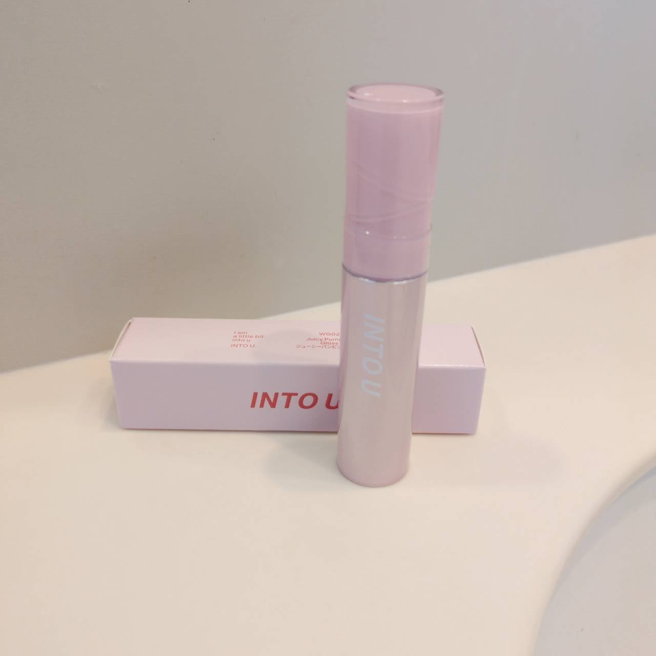 ジューシーパンピンググロス/INTO U/リップグロスを使ったクチコミ(5枚目)