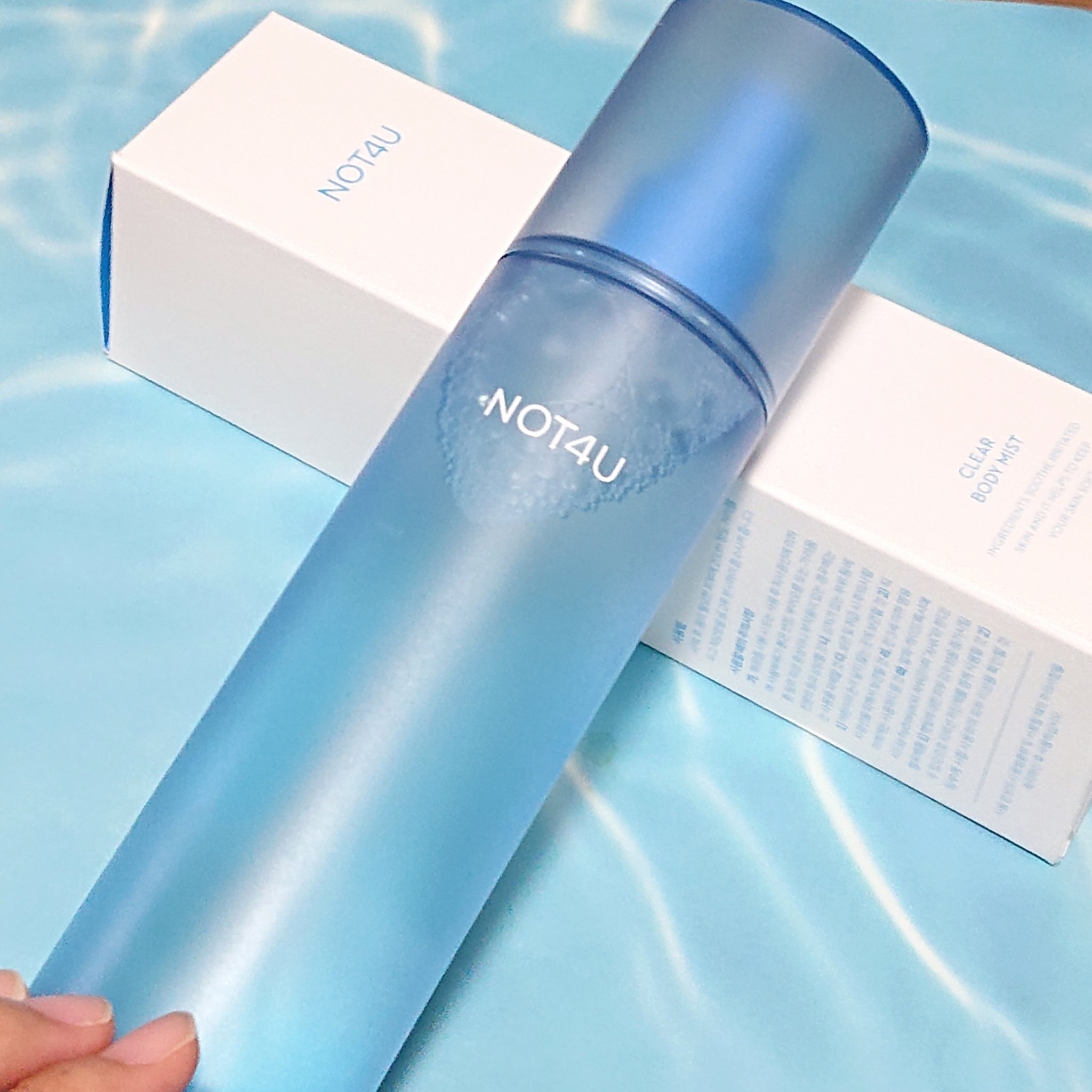 NOT4U クリア ボディミスト/NOT4U/ミスト状化粧水を使ったクチコミ（1枚目）