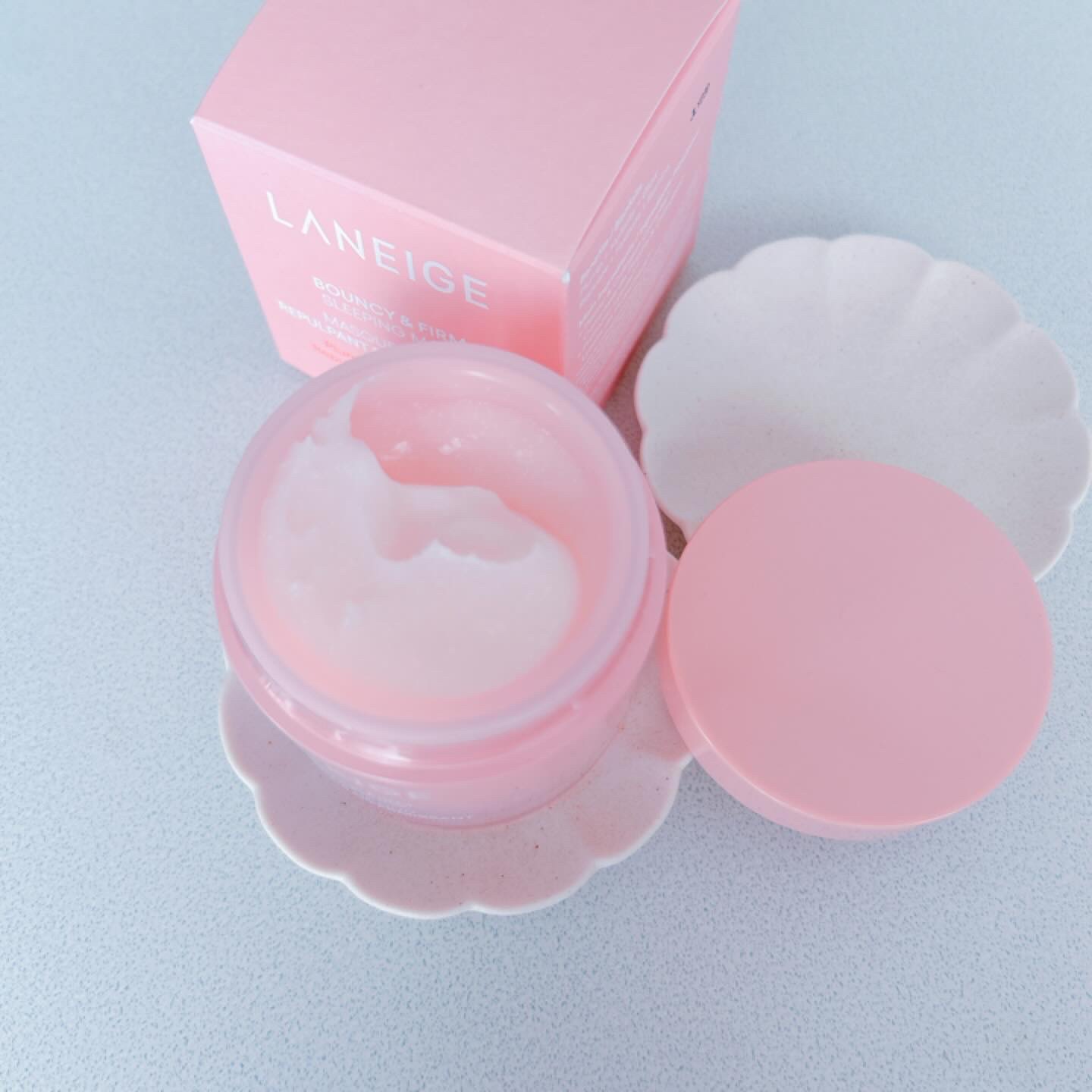 バウンシースリーピングマスク/LANEIGE/フェイスクリームを使ったクチコミ（3枚目）