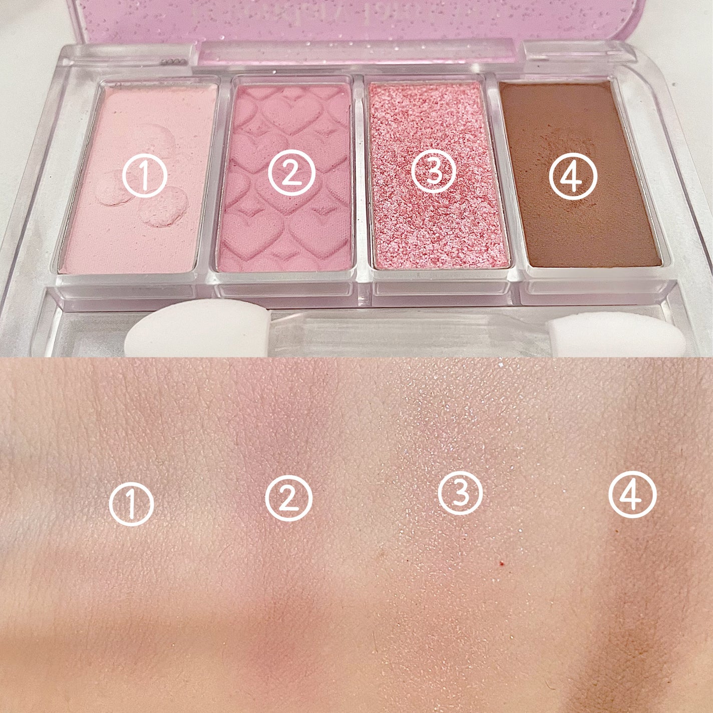 プレイカラーアイズミニ リプレイコレクション/ETUDE/アイシャドウパレットを使ったクチコミ(3枚目)