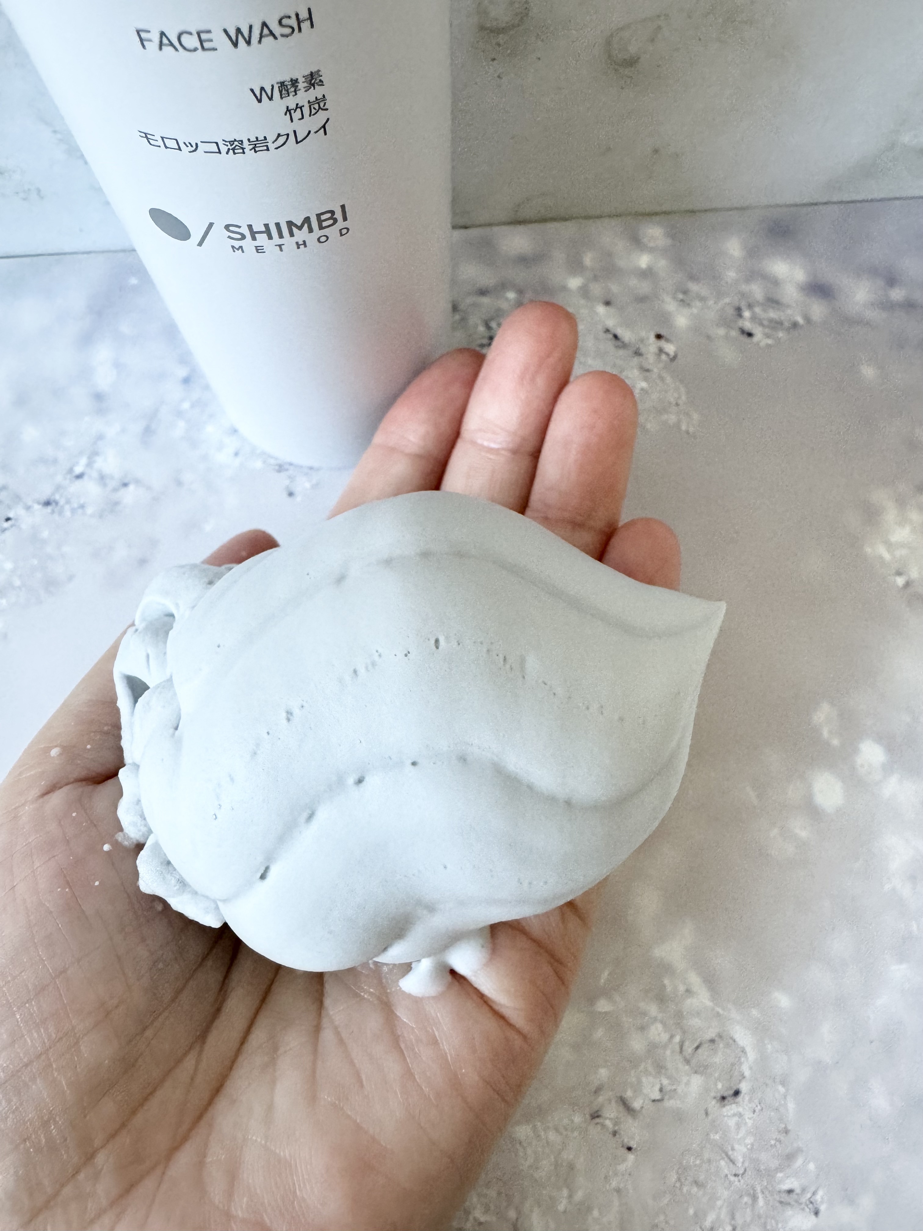 W酵素洗顔フォーム/SHIMBI METHOD/泡洗顔を使ったクチコミ（3枚目）