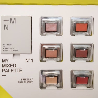 MY MIXED PALETTE 6色カスタムパレット 07 MELANCOLIE/MN/アイシャドウパレットを使ったクチコミ（2枚目）