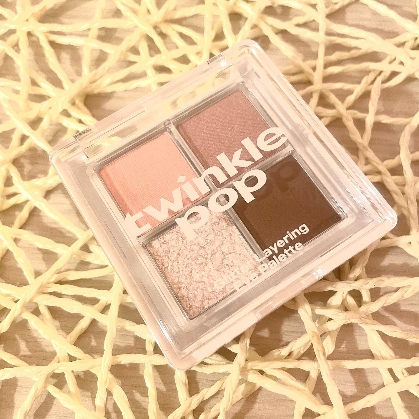 グリッターレイヤリングアイシャドウパレット/TWINKLE POP/アイシャドウパレットを使ったクチコミ(3枚目)