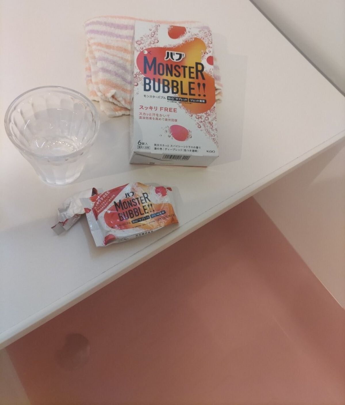 モンスターバブル スッキリFREE /バブ/炭酸系入浴剤を使ったクチコミ(1枚目)