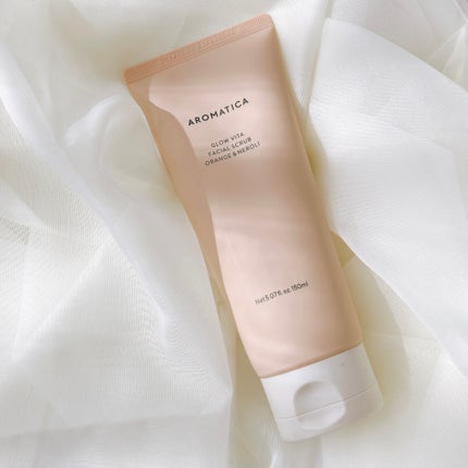 グロービタ フェイシャルスクラブ オレンジ&ネロリ/AROMATICA/スクラブ・ゴマージュを使ったクチコミ(2枚目)