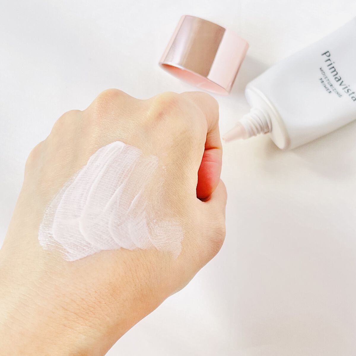 プリマヴィスタ スキンプロテクトベース<乾燥くずれ防止> やさしいピンク系/プリマヴィスタ/化粧下地を使ったクチコミ（3枚目）