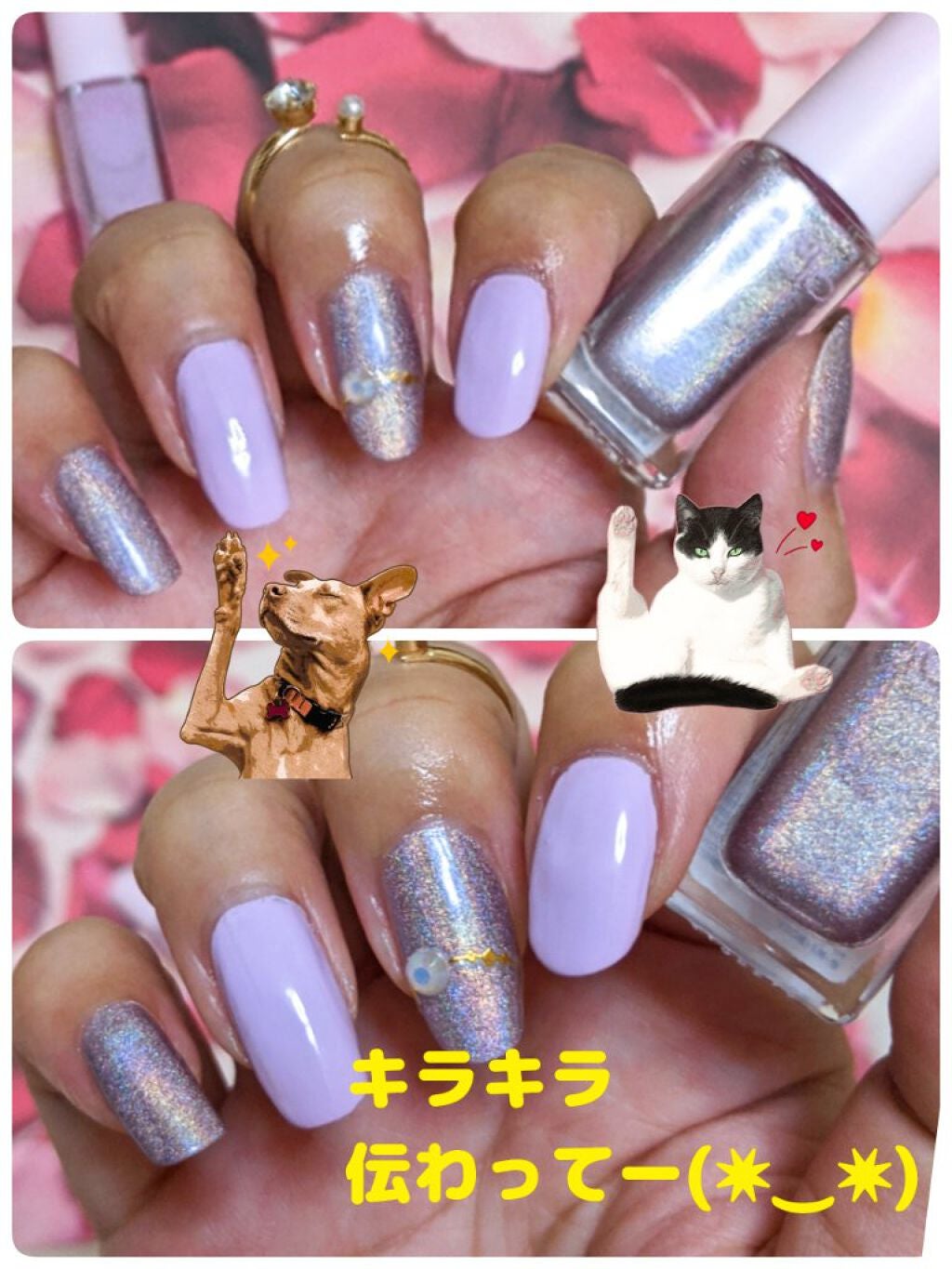 ネイルホリック リミテッドカラー Popping Sugar/ネイルホリック/マニキュアを使ったクチコミ(2枚目)